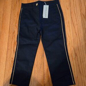 NWT Janie and Jack Girls Size 3 Navy Pants